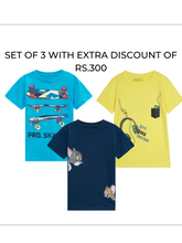 Boys Set Of Three Tees